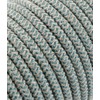 merlotti 20.383 Cable Electric Round Coated Fabric, Sand/Sage, 3 Metres
