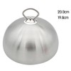 yuksok Stainless Steel Cloche Food Serving Plate Dish Dining Dinner,