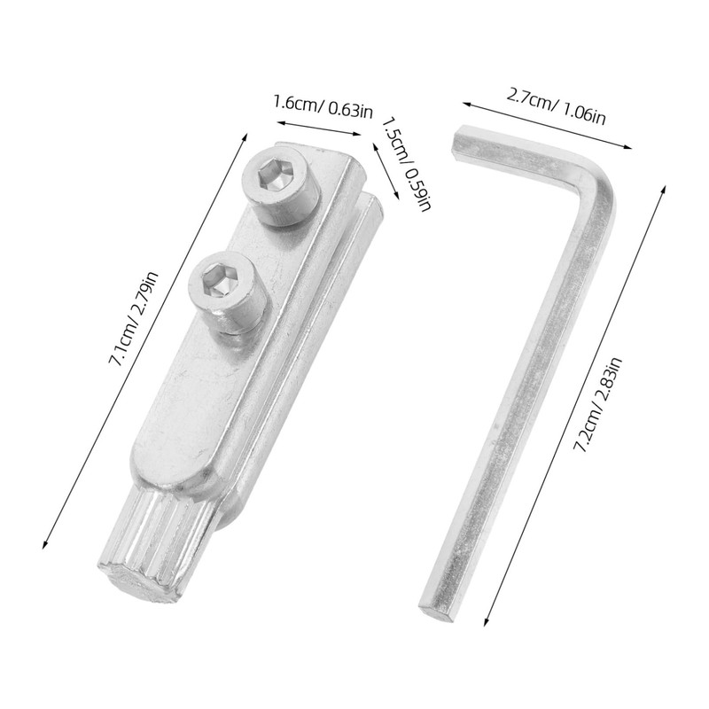 Operitacx 2pcs Broken Threaded Pipe Extractor Tool Set Precision Valve