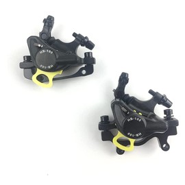 BUCKLOS Zoom HB-100 MTB Line Pulling Hydraulic Disc Brake Calipers Front + Rear, Aluminum Alloy Mountain Bike Hydraulic Disc Brakes with is/PM Universal Caliper Adapter for XC Trail, e-Bike, Fat Bike…