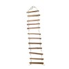 A & E Cages Natural Wood Rope Ladder Large