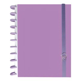 Cuaderno De Discos Profesional Morada 2 Separadores Morada