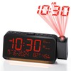 Roxicosly Projection Alarm Clock for Bedroom | Projects Time on