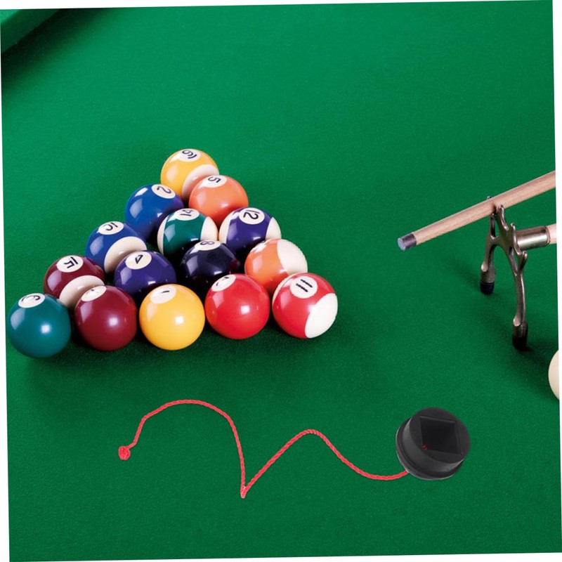 BESPORTBLE Billiards Pool Chalk Holder with Mini Tip Case Rubber