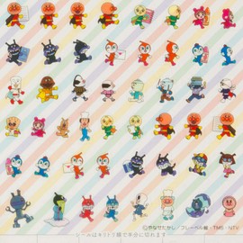 Sunstar Stationery Let's Go! Anpanman Sticker Petit Sticker Smile Plus 2190010A