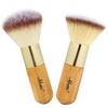Matto Bamboo Set de pinceles de maquillaje Kabuki, 2 Piezas,