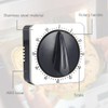 Wzhtuzi Kitchen Timer Magnetic Stainless Steel Square Kitchen Alarm Clock