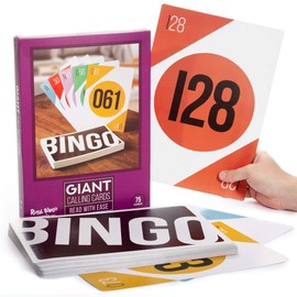 Royal Bingo Giant Calling Cards - Pack of 75 - High Visibility, 8.25" x 11.75" per Card-Replacement for Raffle and Balls