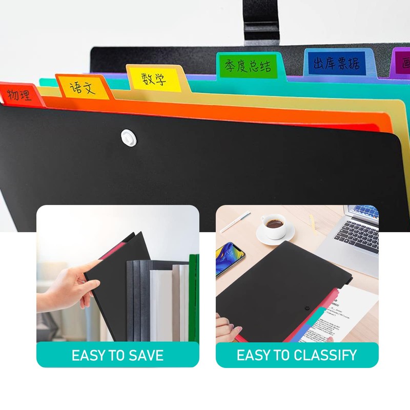CZAYEFNH A4 Expanding Folder Expandable Folder 7 Pockets Expandable Folder
