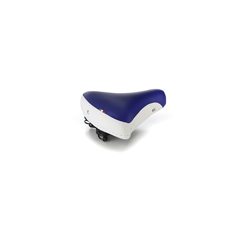 Cicli Bonin Unisex Adult Monte Grappa Saddles - White/Blue, One
