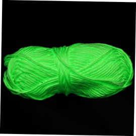 Hohopeti Funny Crochet Yarn 50g Roll Luminous Yarn Hand Knitted Professional Knitting Accessory Ideal for DIY Crafts