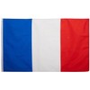 DANF France Flag 3ftx5ft Polyester French National Flags with Brass Grommets 3x5 Foot Flag