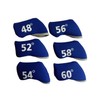 Golf Club Wedge Head Covers 6 Piece Set 48, 52,