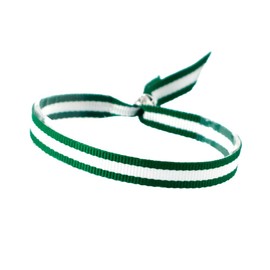 Andalusia and Betis Flag Fabric Bracelet for Men or Women Adjustable to All Sizes, One size, Cotton