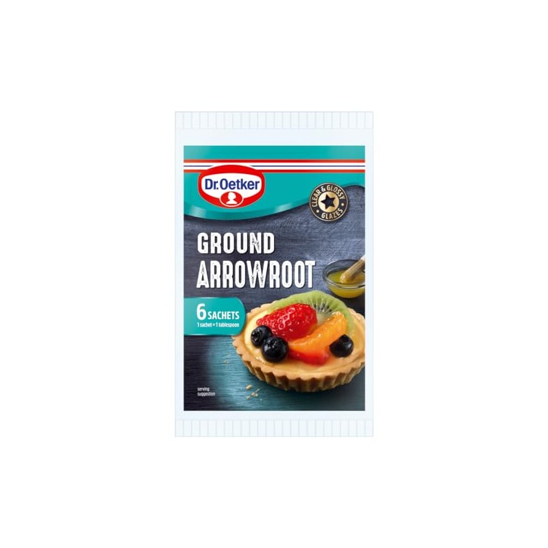 Dr. Oetker Ground Arrowroot, 6 x 8g