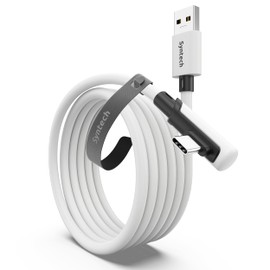 Syntech Link Cable 10 FT Compatible with Oculus/Meta Quest 3/Meta Quest 3S, Quest2/Pro/Pico 4/Ultra Accessories and PC/SteamVR, High Speed PC Data Transfer, USB 3.0 to USB C Cable for VR Headset