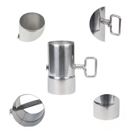 FireHiking Stove Pipe with Damper 2.36 inch Control Stainless Steel Chimney Pipe for Vent Smoke & Exhaust