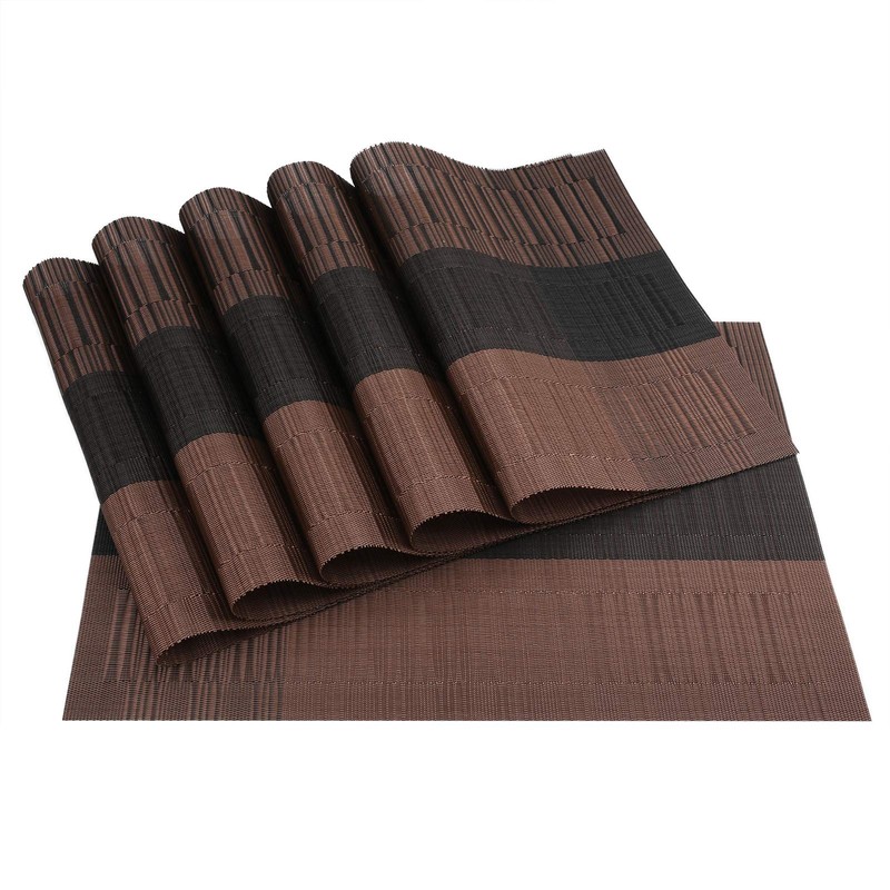 Neween Placemat with Compatible Coaster, Fine Weaving Insulation Placemat Set