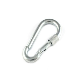 Fire Brigade Snap Hook with Lock Steel Carabiner 12 x 140 mm DIN 5299