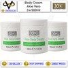XBC 3 x XBC Aloe Vera Moisturising Cream 500ml Soothes, Softens And Moisturizes Skin