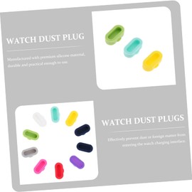 DOITOOL 20pcs Watch Charge Port Plugs Dust for Easy to Install Remove for Charging Ports Mixed Colors