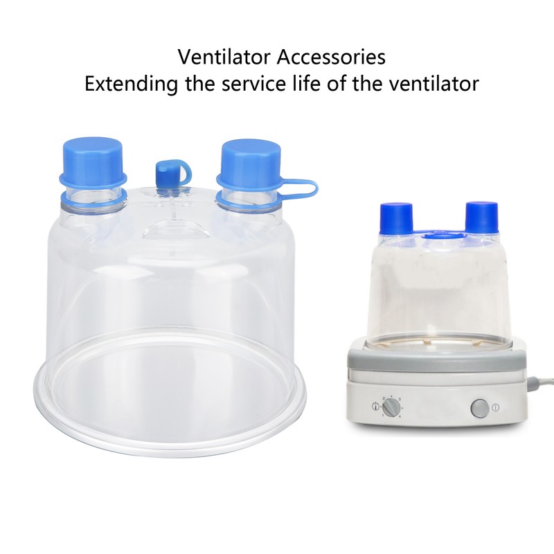 Nonautomatic Ventilator Humidifier Universal Replacement Ventilator Humidification Tank for Ventilator