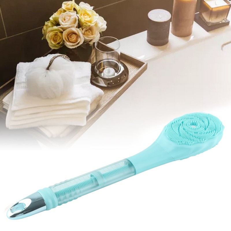 Body Scrubber Shower Brush Massaging Silicone Waterproof Electronic Exfoliating Bath