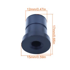 Mtanlo 503869201 Rubber Movement Limiter Kit for Husqvarna 340 345 350 351 353 357 359 455 460 461 Chainsaw