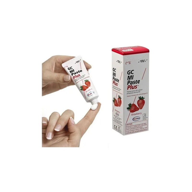 Mi Paste Plus Recaldent Sabor Fresa Gc