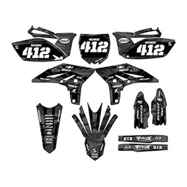 2010-2013 YZ 250 F 4-Stroke Apache Grey Senge Graphics Complete Kit with Rider I.D. Compatible with Yamaha