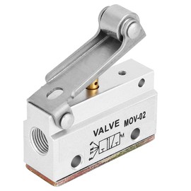 Mov-02 G1/8 Thread Roller 0-0.8Mpa Pneumatic Mechanical Valve Pneumatic Mechanical Valve Pneumatic Float Valve Pneumatic Limit Switch Lever Air Pneumatic Mechanical Valve