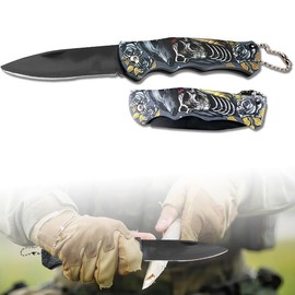 Tomedeks Multi-Function Stainless Steel Folding Tool Multi Tool Garden Tools Camping Portable Including Key Ring For Home Improvement And Camping Fishing Hiking（A） (black)