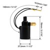 QWORK Air Horn Solenoid Valve,1/4" NPT 12V Electric Air Valve