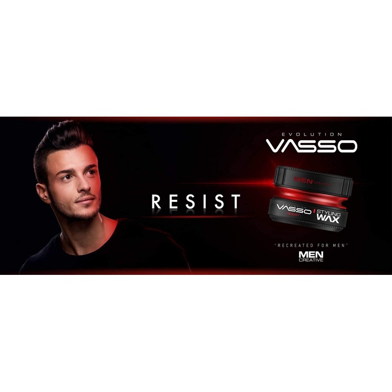 VASSO EVOLUTION MEN CREATIVE PRO AQUA STYLING HAIR WAX RESIST