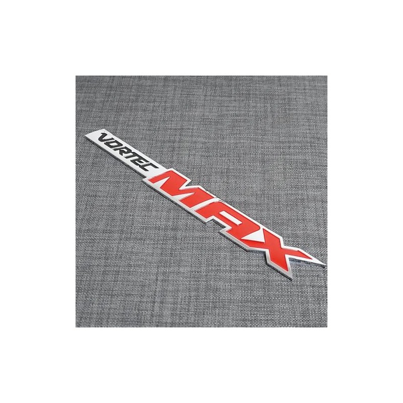2Pcs Vortec Max High Output Emblems Door Badges Decal Nameplate
