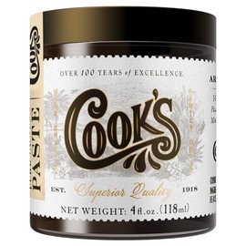 Cook’s, Pure Vanilla Bean Paste (Puree), World’s Finest Gourmet Fresh Grade A Premium Vanilla (4 Ounce)