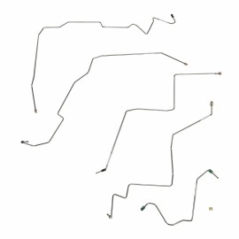 Fine Lines Fits 02-05 Dodge Ram 1500 Front Brake Line Kit 4WD RWABS Steel WKT0203OM