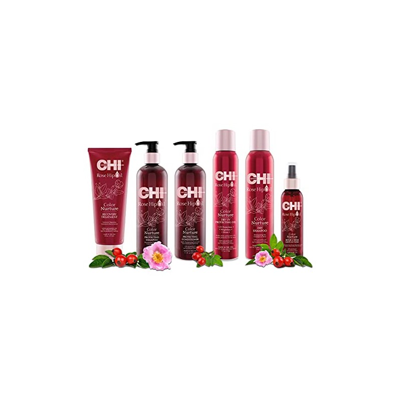 CHI Rose Hip Oil Color Nurture UV Protecting Dry Oil