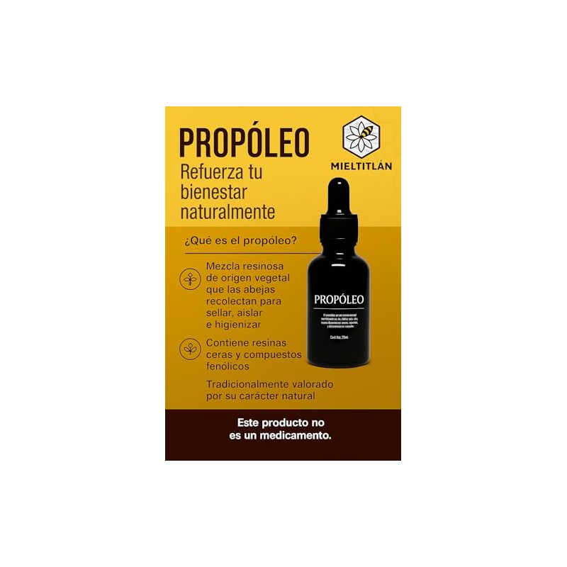 Propóleo Puro – Extracto Natural en Gotas 30 ml |