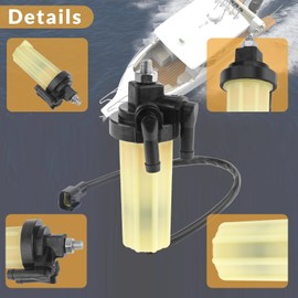 Kinwrdsn 6D8-24560-00 6D8-24560-01 Fuel Filter for Yamaha 4-Stroke Outboard Engine 30HP 40HP 50HP 60HP 70HP 75HP 80HP 90HP 100HP 115HP