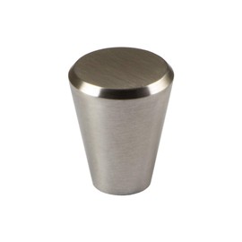Furniture knob Door knob Download access Door handle Brushed stainless steel rust-free SIRI round Solid MASSIVE ø 20 - 24 - 29 mm Height 20 - 30 - 35 mm Made in Germany - H30 x Ø 0.94"