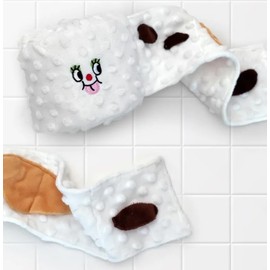 SNIFF-N-SQUEAK TOYS Snuffleluff Tissue Roll | Interactive Plush Treat Hider for Dogs