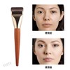 TVETE Foundation Brush, Liquid Foundation Brush, Flat Type, 2 Pieces,