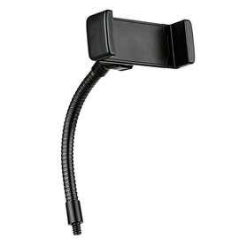 Andoer - Soporte plegable para abrazadera de teléfono con montaje de tornillo de 1/4 para anillo de luz LED, montaje de smartphone compatible con teléfonos inteligentes