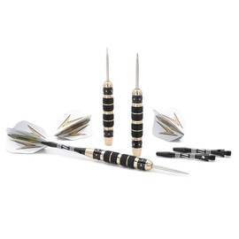 CUESOUL Archer 23 Grams Steel Tip Darts - Black Coating Brass Barrels ARCH-F1201