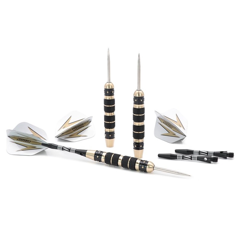 CUESOUL Archer 23 Grams Steel Tip Darts - Black Coating