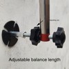 Laser Leveler Bracket Round Pole Mount Universal Adjustable Support for