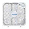 Hurricane 2-Pack Classic Floor Mount Box Fan w/ 3 Quiet