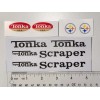 Tonka Mighty Tonka Scraper Sticker Set 1970 To 1973