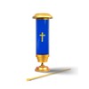 MANTENSING Solar lights for cemetery,Solar cross cemetery grave,Cemetery candle holder